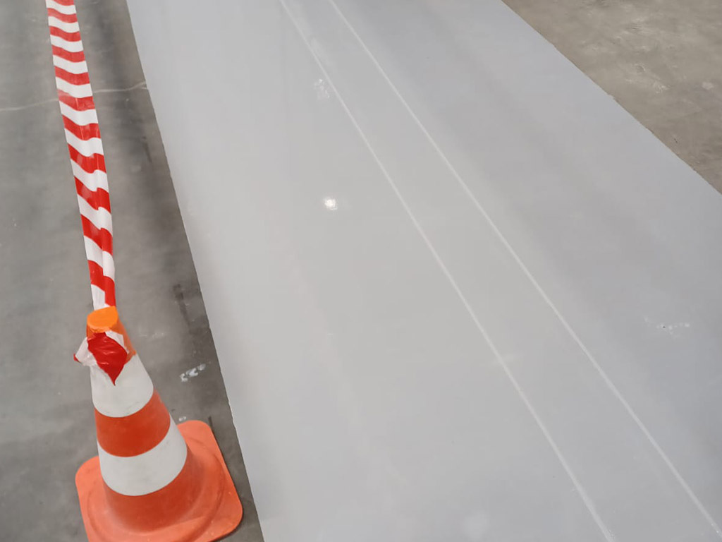 Naprawa posadzek - przejazd